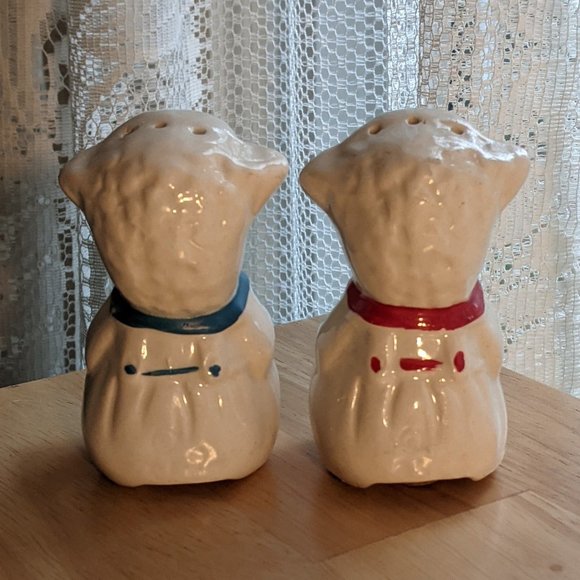Vintage Collectible Anthropomorphic Lamb Salt & Pepper Shakers - Picture 3 of 8